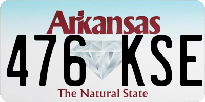 AR license plate 476KSE