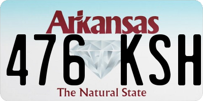 AR license plate 476KSH