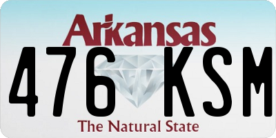 AR license plate 476KSM