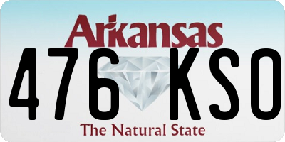 AR license plate 476KSO