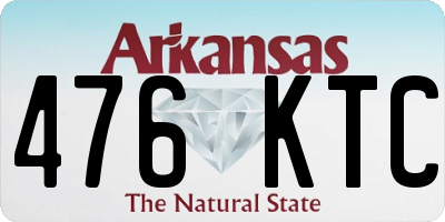 AR license plate 476KTC