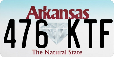 AR license plate 476KTF