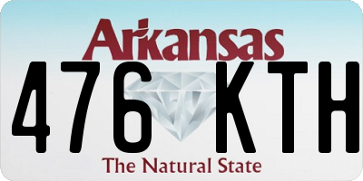 AR license plate 476KTH
