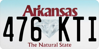 AR license plate 476KTI