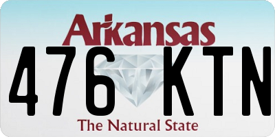 AR license plate 476KTN