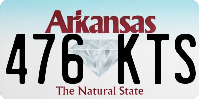 AR license plate 476KTS