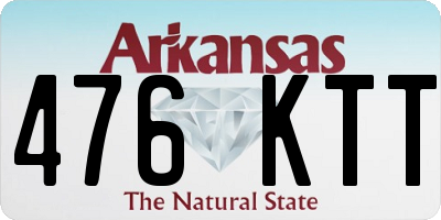 AR license plate 476KTT