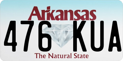 AR license plate 476KUA