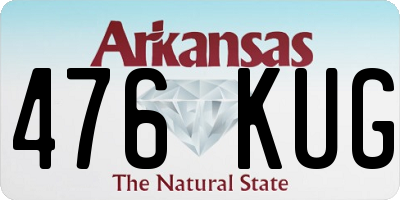 AR license plate 476KUG