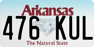 AR license plate 476KUL