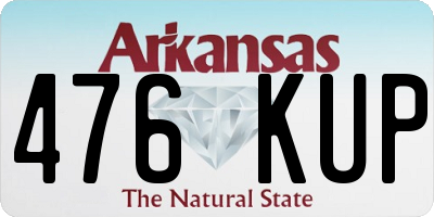 AR license plate 476KUP