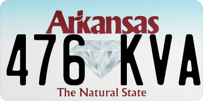 AR license plate 476KVA