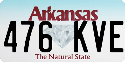 AR license plate 476KVE