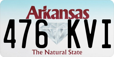 AR license plate 476KVI