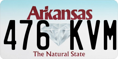 AR license plate 476KVM