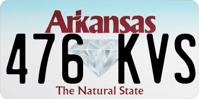 AR license plate 476KVS