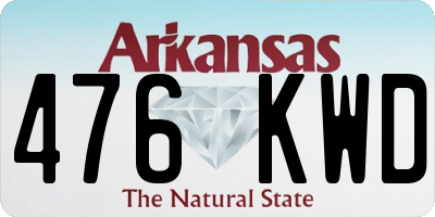 AR license plate 476KWD