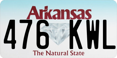 AR license plate 476KWL