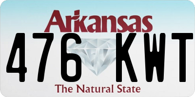 AR license plate 476KWT