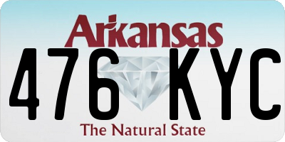 AR license plate 476KYC