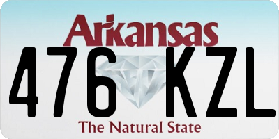 AR license plate 476KZL