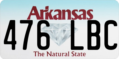 AR license plate 476LBC