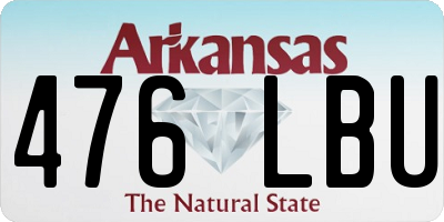 AR license plate 476LBU