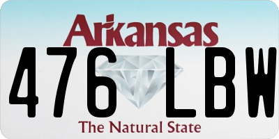 AR license plate 476LBW