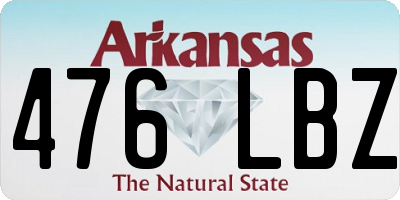 AR license plate 476LBZ