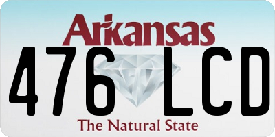 AR license plate 476LCD