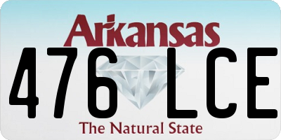 AR license plate 476LCE