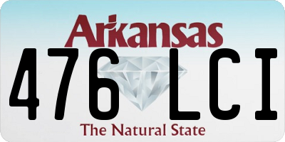 AR license plate 476LCI