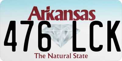 AR license plate 476LCK