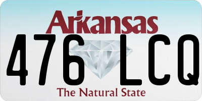 AR license plate 476LCQ