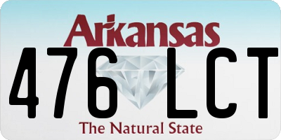 AR license plate 476LCT
