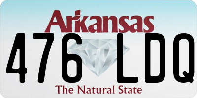 AR license plate 476LDQ