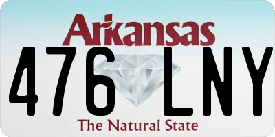 AR license plate 476LNY