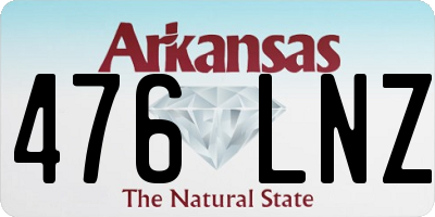 AR license plate 476LNZ