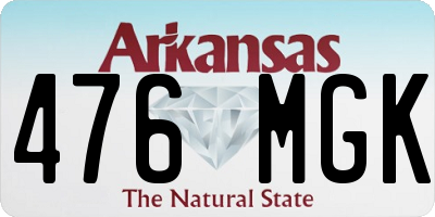 AR license plate 476MGK