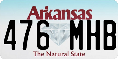 AR license plate 476MHB