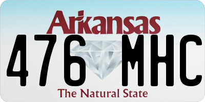 AR license plate 476MHC
