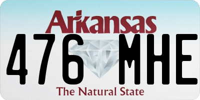 AR license plate 476MHE