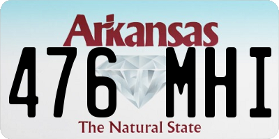AR license plate 476MHI