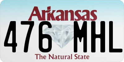 AR license plate 476MHL