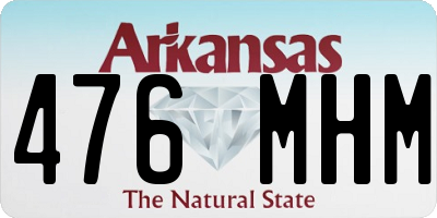 AR license plate 476MHM