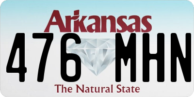 AR license plate 476MHN