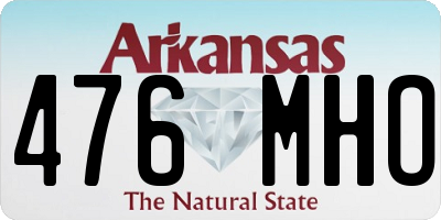 AR license plate 476MHO