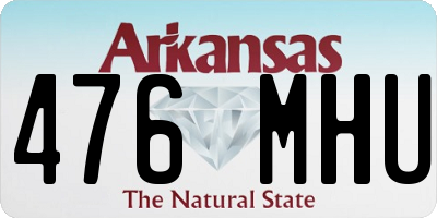 AR license plate 476MHU
