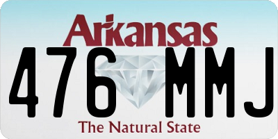 AR license plate 476MMJ
