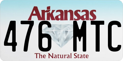 AR license plate 476MTC